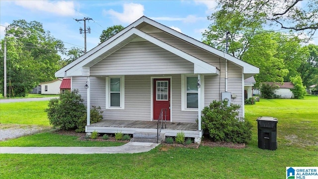 114NW Morgan Ave, Cullman, AL 35055 - bungalow with covered porch and a front yard