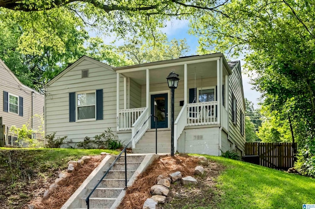 4763 7th Ct S, Birmingham, AL 35222 - view of front of property with covered porch