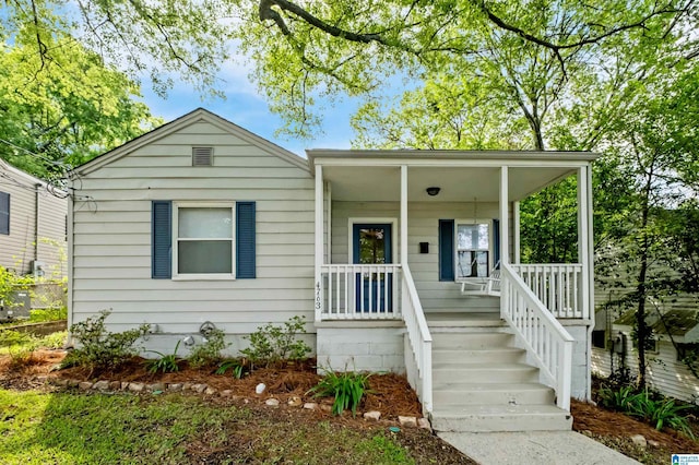 4763 7th Ct S, Birmingham, AL 35222 - view of front facade with covered porch