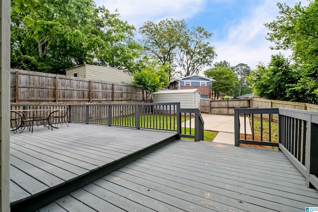 4763 7th Ct S, Birmingham, AL 35222 - view of wooden deck