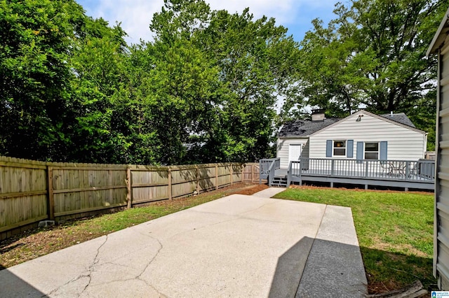 4763 7th Ct S, Birmingham, AL 35222 - view of patio featuring a deck