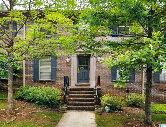 3736 Country Club Dr Unit D, Birmingham, AL 35213 - view of exterior entry featuring brick siding