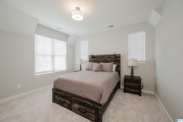 4651 Silas Ave, Hoover, AL 35244 - bedroom featuring carpet, vaulted ceiling, and baseboards