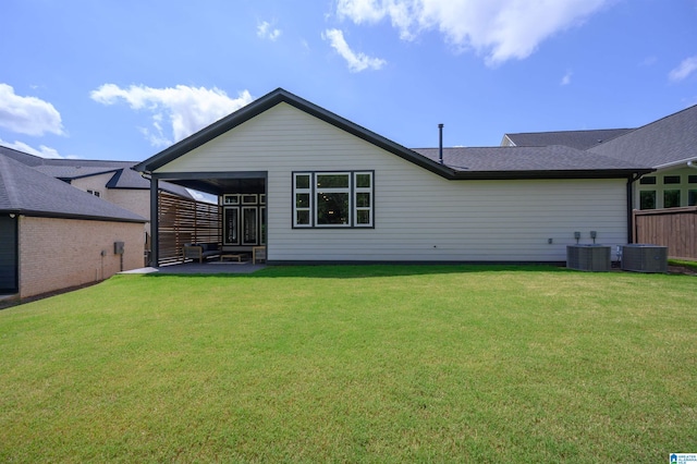 4651 Silas Ave, Hoover, AL 35244 - back of house featuring a patio and central AC