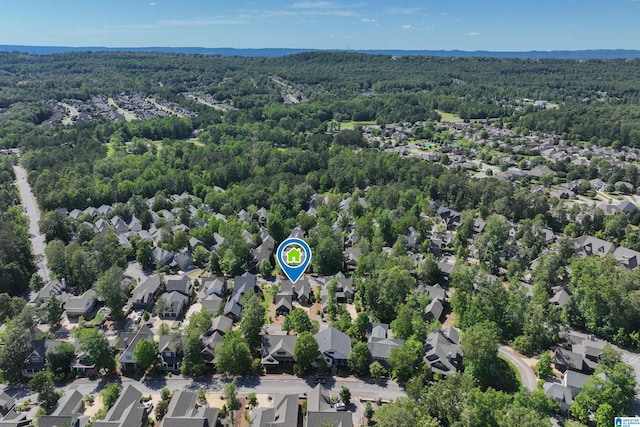 112 Perry Pl, Birmingham, AL 35242 - aerial view of residential area featuring a forest