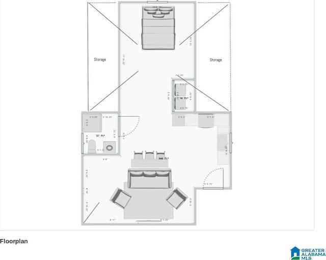 112 Perry Pl, Birmingham, AL 35242 - room layout