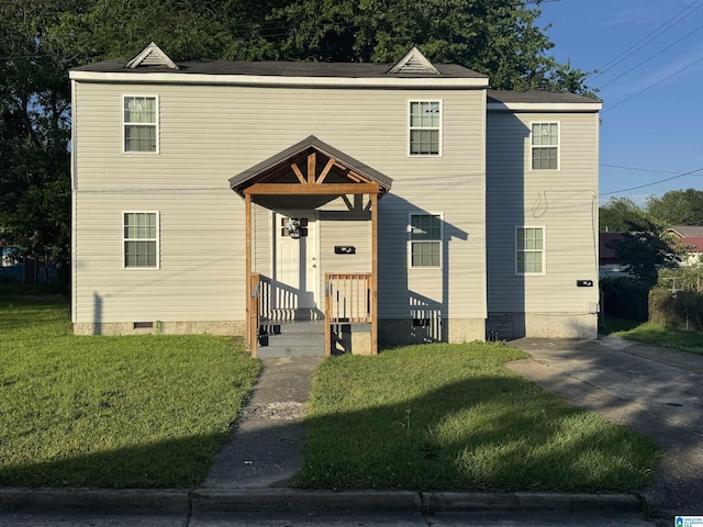 804 Elm Ave, Gadsden, AL 35903 - view of front of home featuring a front yard and crawl space