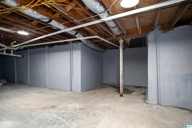 1644 1st St NE, Center Point, AL 35215 - view of unfinished basement
