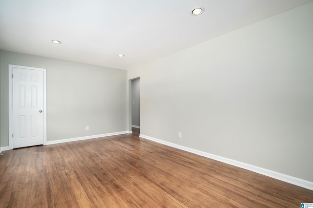 1644 1st St NE, Center Point, AL 35215 - spare room featuring baseboards, wood finished floors, and recessed lighting