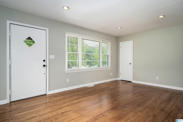 1644 1st St NE, Center Point, AL 35215 - foyer entrance with wood finished floors, baseboards, and recessed lighting