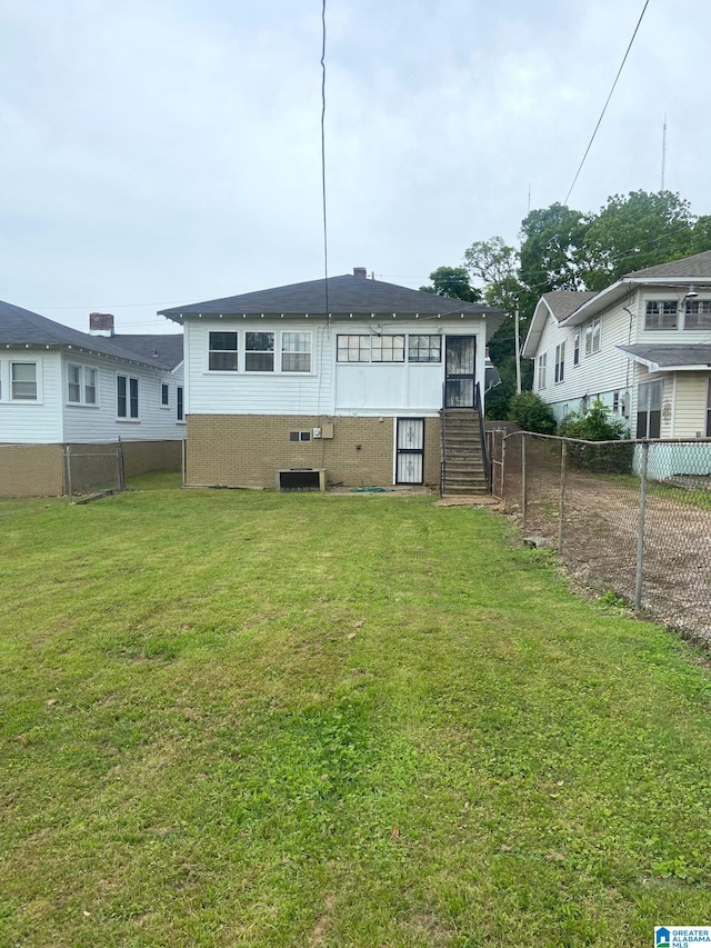 1428 11th Pl S, Birmingham, AL 35205 - rear view of house with stairs and brick siding