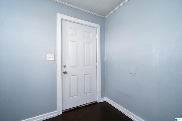 1228 19th Pl SW, Birmingham, AL 35211 - doorway to outside with crown molding and baseboards