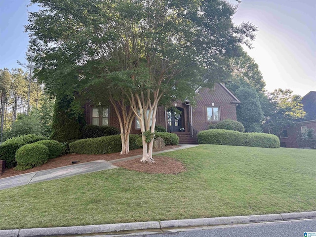 1020 Dunsmore Dr, Chelsea, AL 35043 - obstructed view of property with a front yard and brick siding