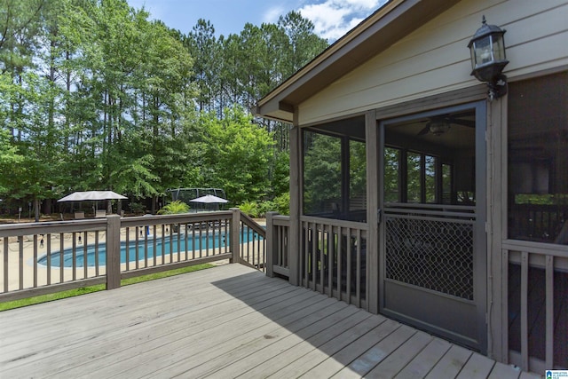 1020 Dunsmore Dr, Chelsea, AL 35043 - deck with a sunroom