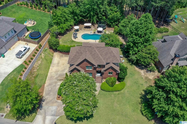 1020 Dunsmore Dr, Chelsea, AL 35043 - view from above of property with a pool