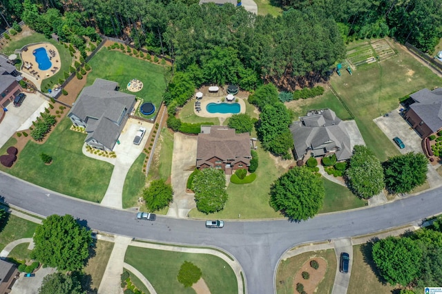 1020 Dunsmore Dr, Chelsea, AL 35043 - aerial view of property's location featuring a pool