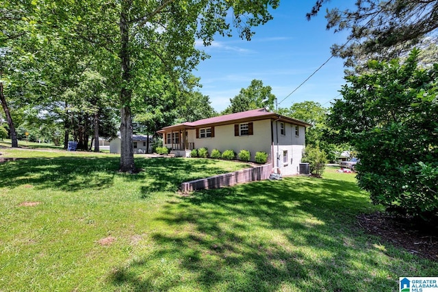 1115 Park Ave, Oneonta, AL 35121 - view of green lawn featuring cooling unit
