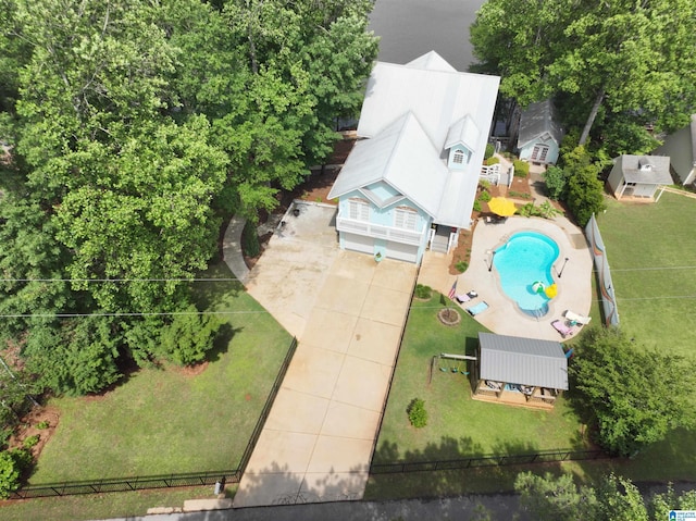 967 Wright Way Dr, Wedowee, AL 36278 - view of subject property featuring a pool