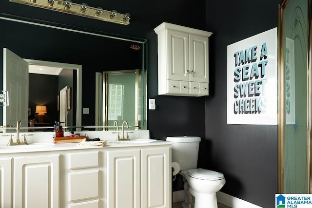 967 Wright Way Dr, Wedowee, AL 36278 - full bathroom with toilet and double vanity