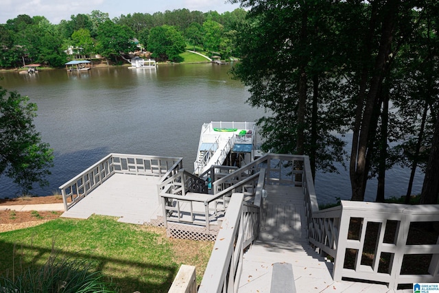 967 Wright Way Dr, Wedowee, AL 36278 - dock featuring a water view