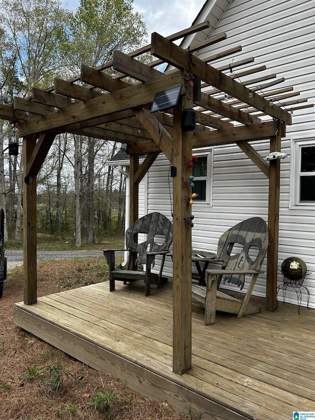 12325 US Highway 411 N, Centre, AL 35960 - deck featuring a pergola