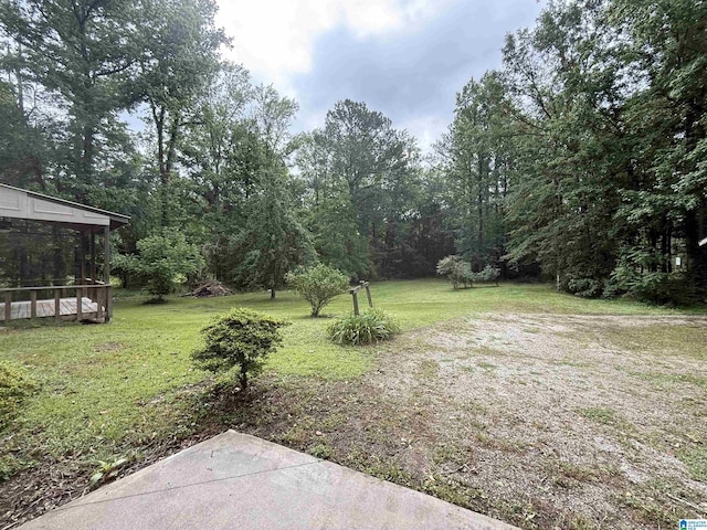 1790 Mount View Rd, Wellington, AL 36279 - view of green lawn with a sunroom