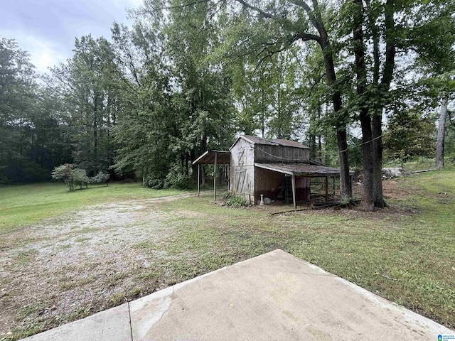 1790 Mount View Rd, Wellington, AL 36279 - view of green lawn featuring an outdoor structure