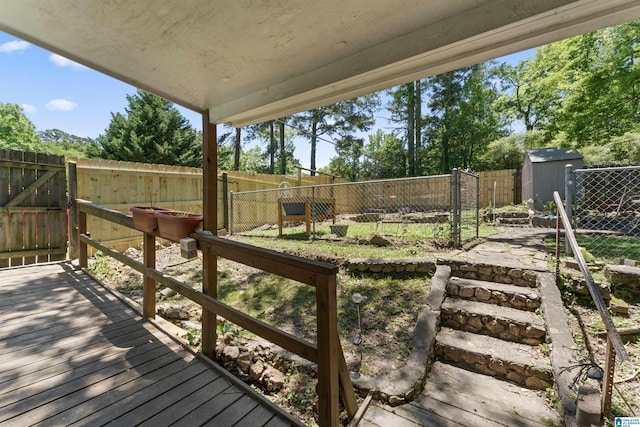 784 80th St, Birmingham, AL 35206 - wooden deck with a fenced backyard