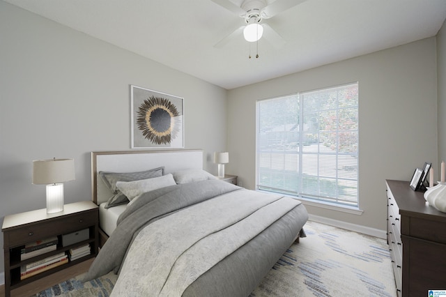 1012 Hickory St, Moody, AL 35004 - bedroom featuring baseboards, multiple windows, and a ceiling fan