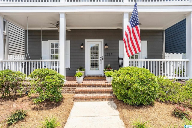 1517 Laurens St, Birmingham, AL 35242 - view of exterior entry featuring a porch