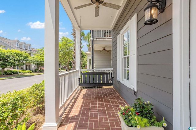 1517 Laurens St, Birmingham, AL 35242 - porch featuring a ceiling fan