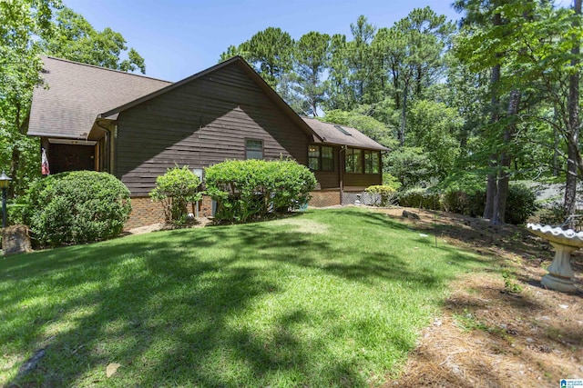 3300 Shetland Trce, Birmingham, AL 35242 - view of grassy yard featuring a sunroom