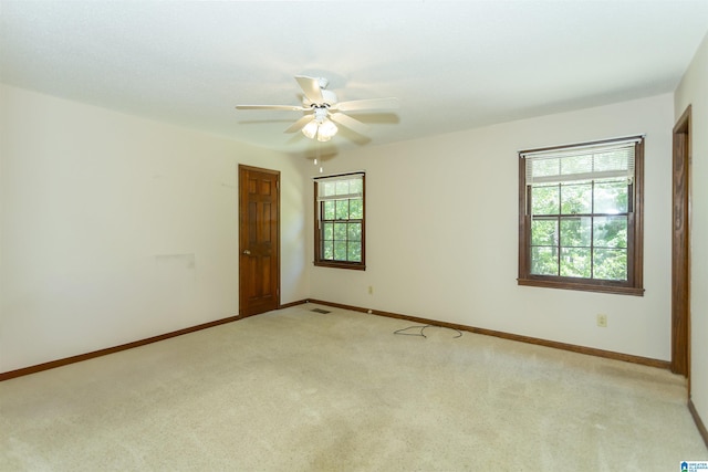 3300 Shetland Trce, Birmingham, AL 35242 - unfurnished room featuring light carpet, baseboards, and ceiling fan