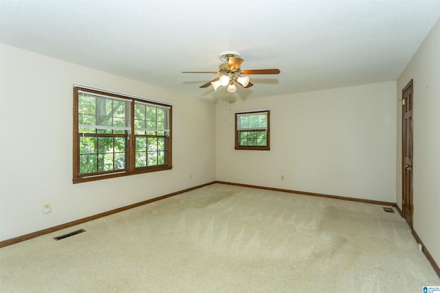 3300 Shetland Trce, Birmingham, AL 35242 - unfurnished room with light carpet, a ceiling fan, and baseboards