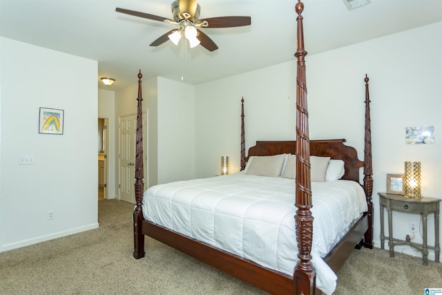 1009 Fairbank Ln, Chelsea, AL 35043 - bedroom featuring carpet flooring, baseboards, and a ceiling fan