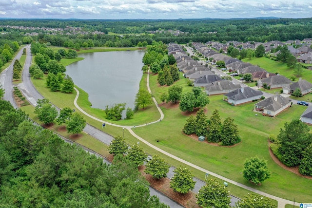 1009 Fairbank Ln, Chelsea, AL 35043 - aerial perspective of suburban area featuring a large body of water and a forest