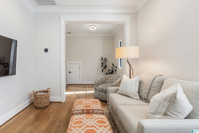 3 Troon, Birmingham, AL 35242 - living room with wood finished floors, crown molding, and baseboards
