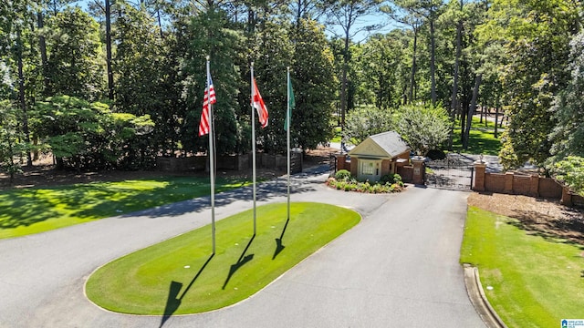 3 Troon, Birmingham, AL 35242 - view of asphalt street with a gated entry