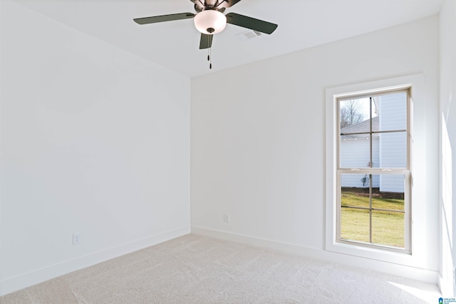 149 Shiloh Creek Dr, Calera, AL 35040 - unfurnished room featuring light carpet, ceiling fan, and baseboards