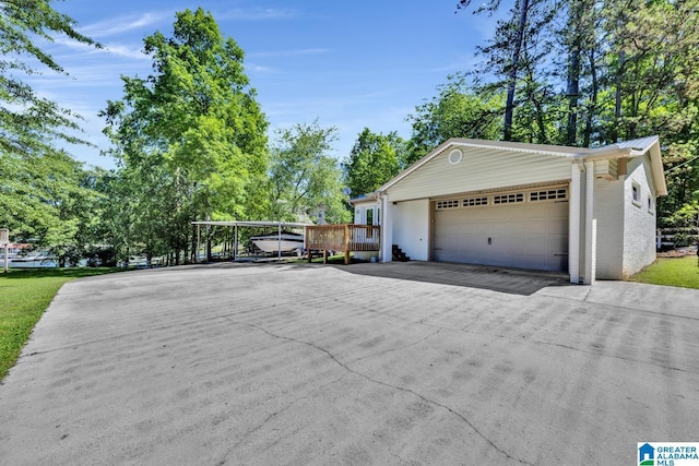 14 County Road 279, Cullman, AL 35057 - view of side of property with brick siding
