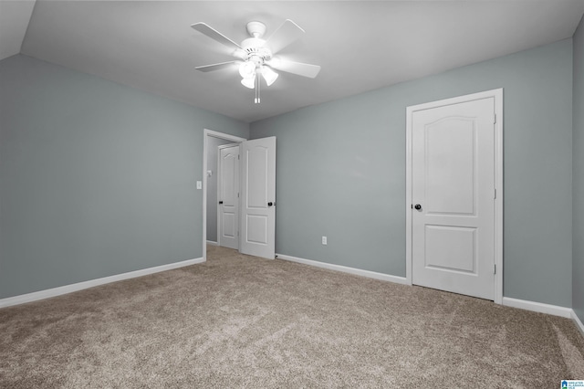 204 Forest Pkwy, Alabaster, AL 35007 - unfurnished bedroom with carpet floors, baseboards, and a ceiling fan