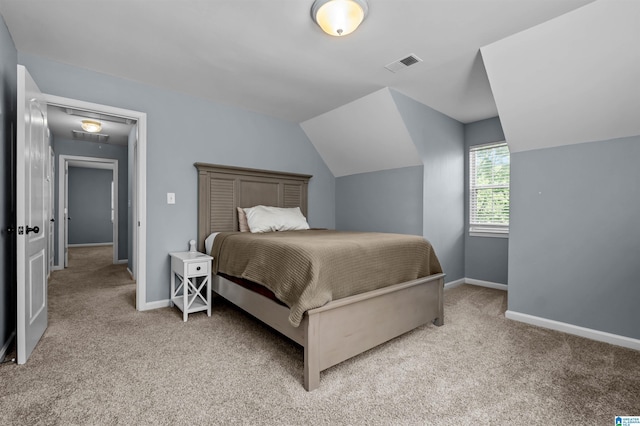 204 Forest Pkwy, Alabaster, AL 35007 - carpeted bedroom featuring lofted ceiling and baseboards