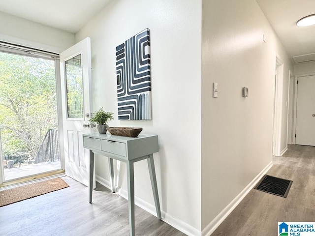 2723 6th St NE, Center Point, AL 35215 - corridor featuring wood finished floors and baseboards