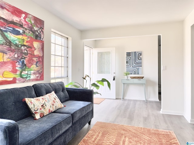 2723 6th St NE, Center Point, AL 35215 - living area with wood finished floors and baseboards