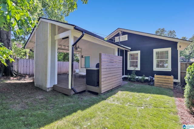 1505 36th St N, Birmingham, AL 35234 - view of property exterior featuring a wooden deck
