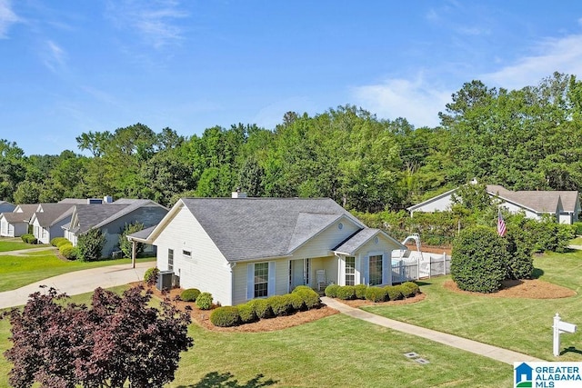 1937 Riva Ridge Rd, Helena, AL 35080 - ranch-style house featuring concrete driveway and central AC unit