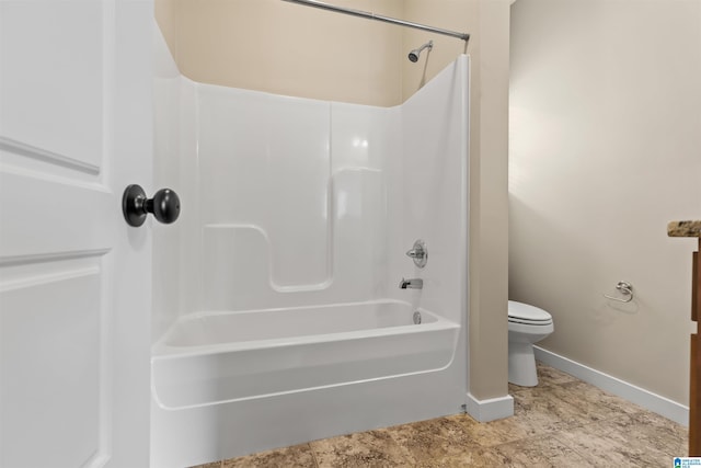 731 Rosebury Rd, Helena, AL 35080 - full bathroom with baseboards, toilet, and shower / bathtub combination