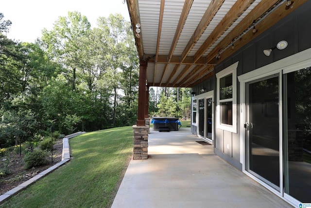 171 Sweetwater Dr, Wedowee, AL 36278 - view of patio / terrace featuring view of scattered trees