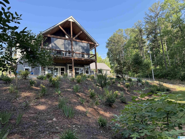 171 Sweetwater Dr, Wedowee, AL 36278 - rear view of property with a deck
