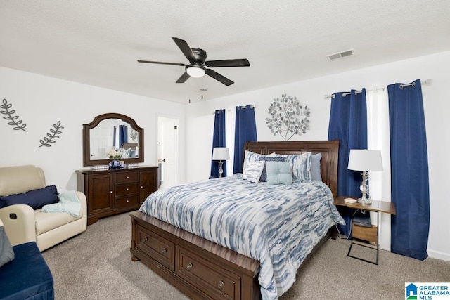 717 Country View Ter, Birmingham, AL 35215 - bedroom featuring light carpet and ceiling fan